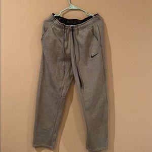 Gray/Grey Nike Dri-Fit sweat pants